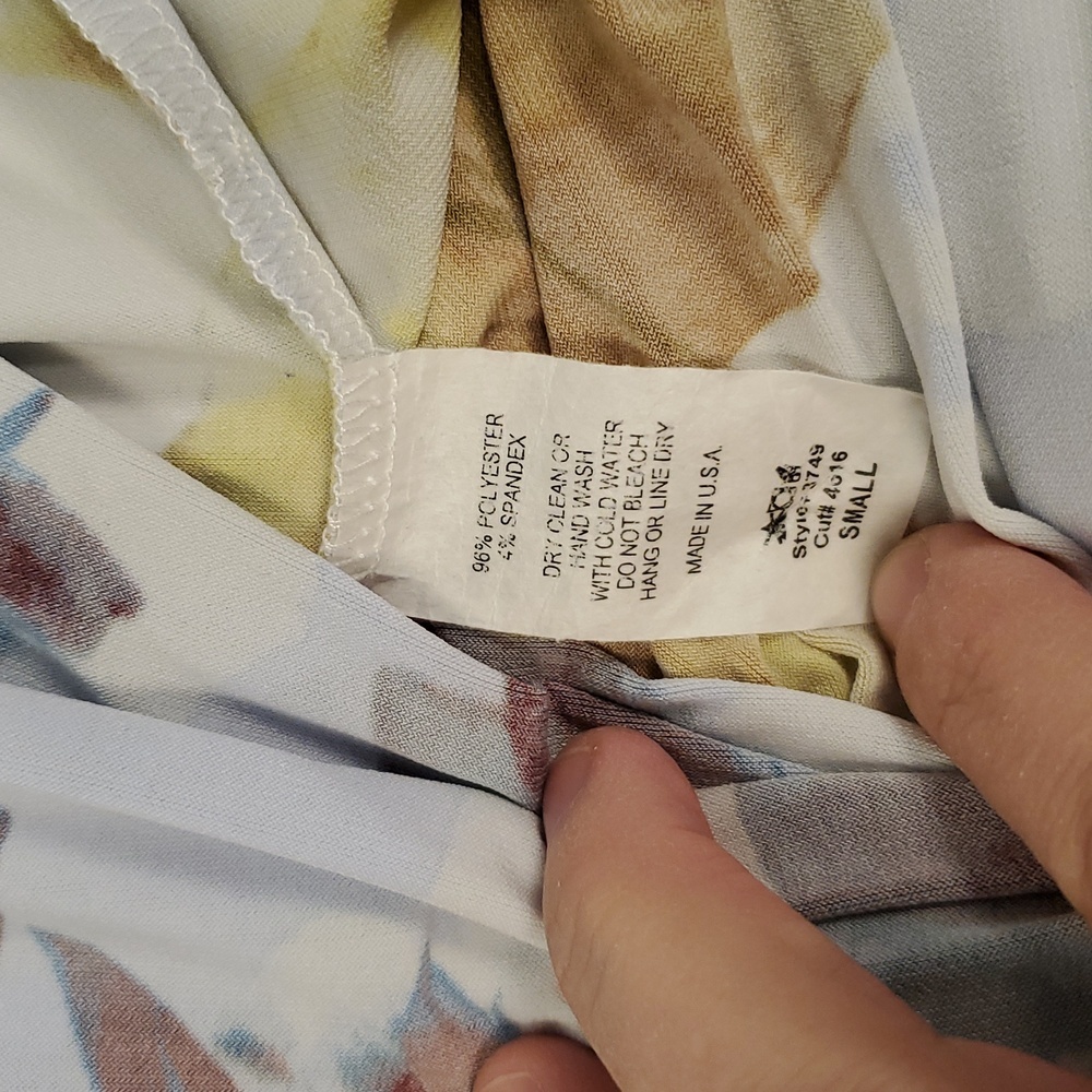 Entro Lightweight Stretchy Summer Maxi Dress Small - Picture 12 of 14